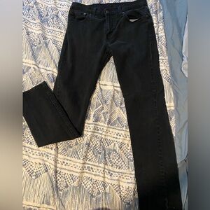 Men’s Levi Strauss Black Straight-Leg Jeans